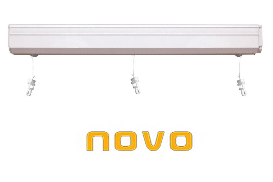 подъёмные электрокарнизы Novo для римских, австрийских и рулонных штор